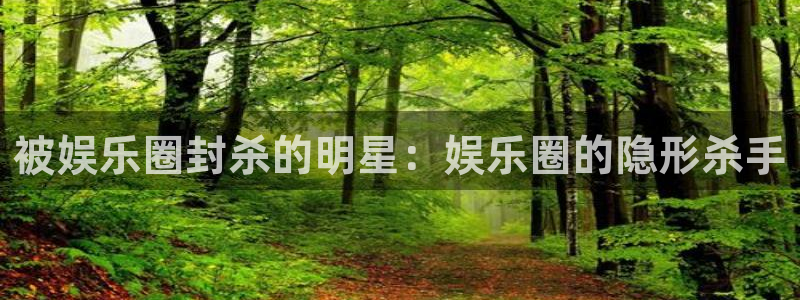 耀世娱乐app：被娱乐圈封杀的明星：娱乐圈的隐形杀手
